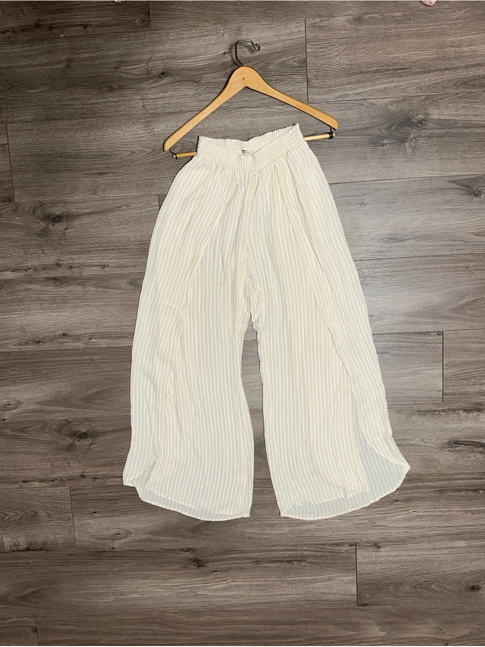 Billabong Wandering Soul Flyaway Pants Cream and White